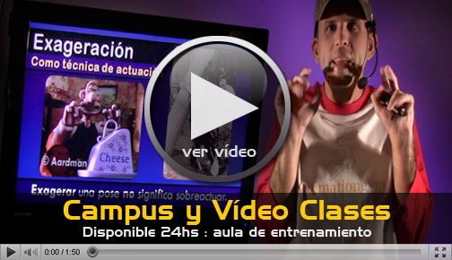 Canpus Virtual de los cursos de animacion 3D