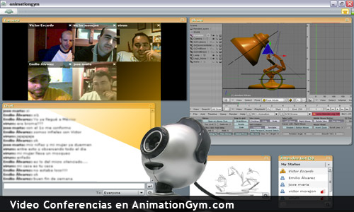 Video Conferencias en AnimationGym
