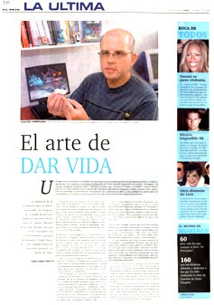 Nota_ElPais_2006 al profesor de los curso online de animacion 3d