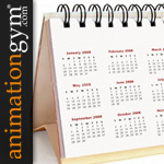 curso online animacion 3d calendario