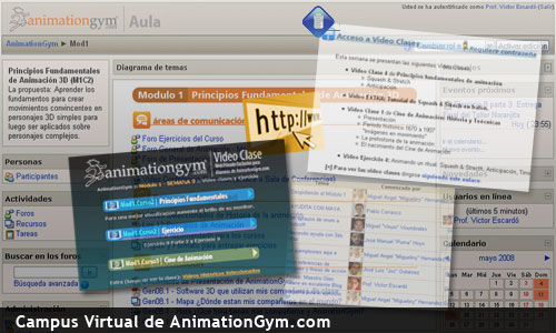 Aula virtual de AnimationGym