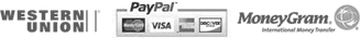 Pagos con Western, Paypal y Moneygram